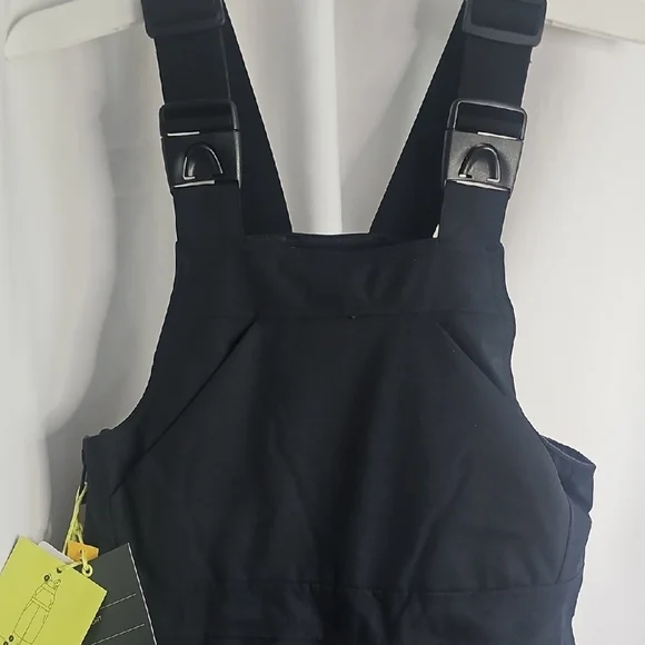 All In Motion Black Snow Bib Overalls - Picture 5 of 9